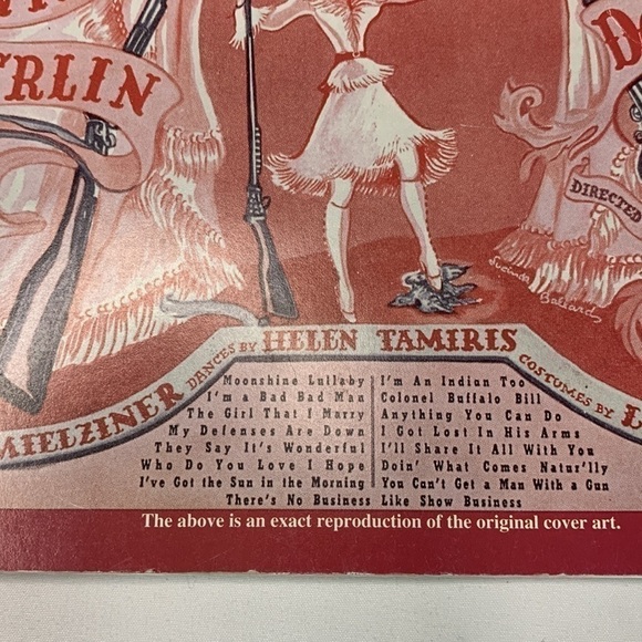 Vintage Annie Get Your Gun Vocal Selections 45 pages Copyright 1965, 1967 - Picture 9 of 10